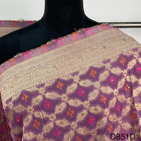 Banarasi Georgette Mirror Work Dupatta-D851